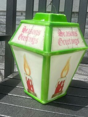 RARE 1973 Vintage Empire Blow Mold Hanging Lantern